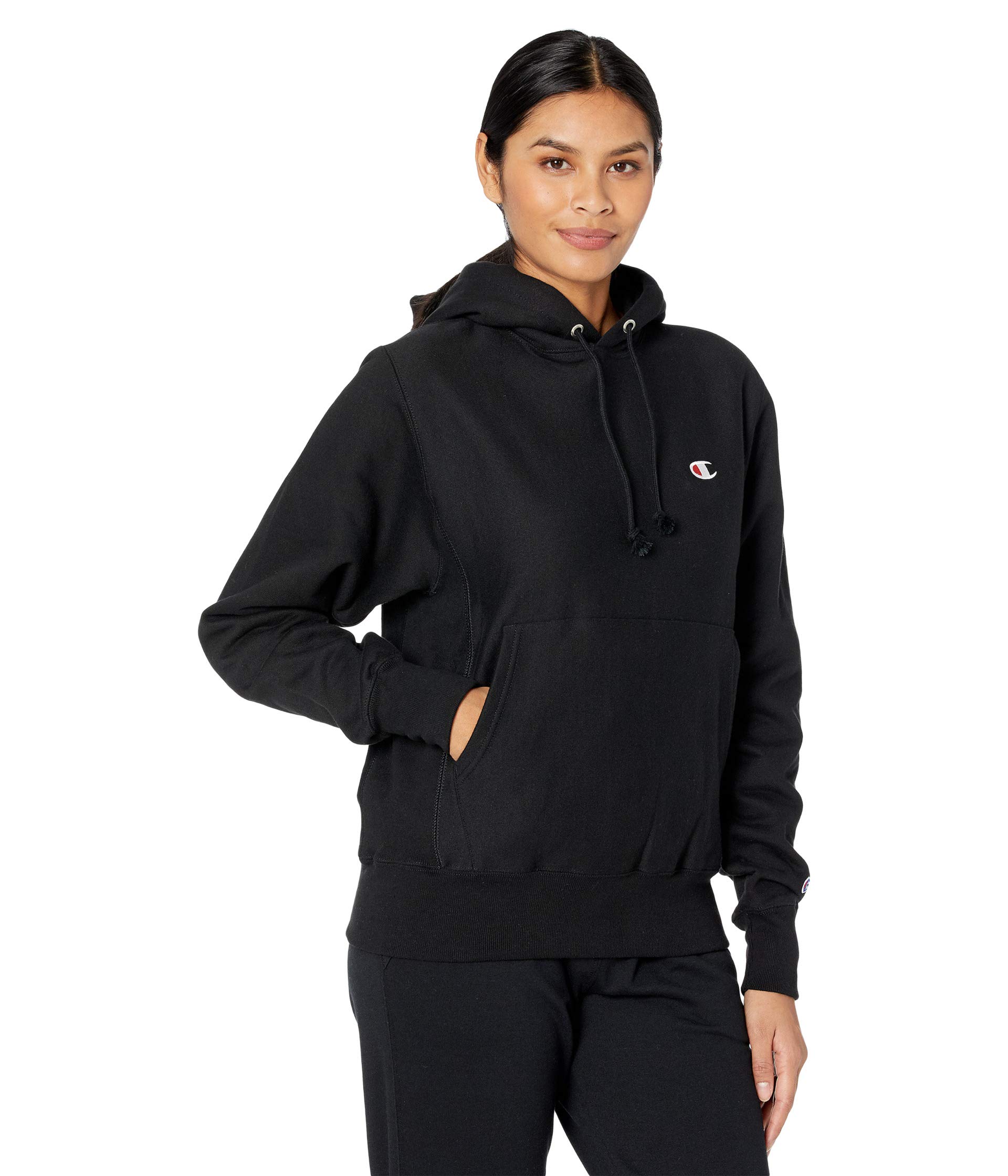 Champion Women's Reverse Weave Oversized Hoodie - Heavyweight Fleece Sweatshirt for Women | Cozy Winter Pullover for Casual Wear, Gym & Street Style Fashion