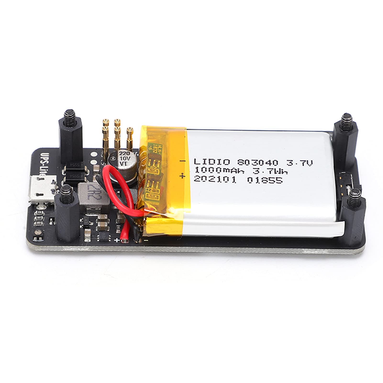 AKOZON UPS Power Supply Board - Battery Backup & Charger Accessory for Raspberry Pi, Mini PC, Router - Reliable Power Solution for Home Office & DIY Electronics Projects