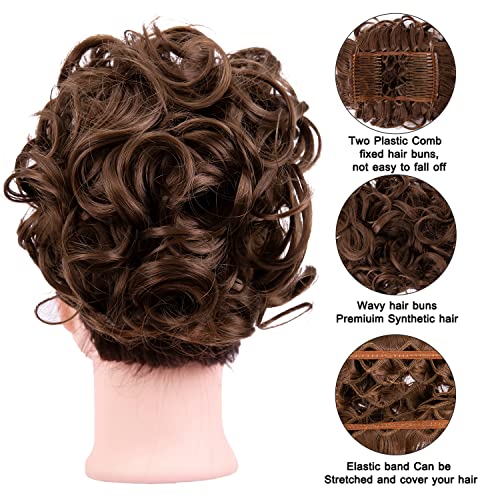 Messy Bun Hair Clip - Perfect for Curly Hair, Easy Chignon Updo for Women | Great for Work, Parties & Everyday Wear