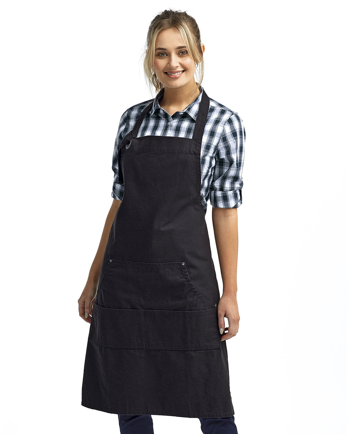Reprime RP137 Heavy Duty Unisex Canvas Apron with Pockets - Durable Workwear for Cooking, Gardening & DIY Projects | Artisan Collection by Reprime