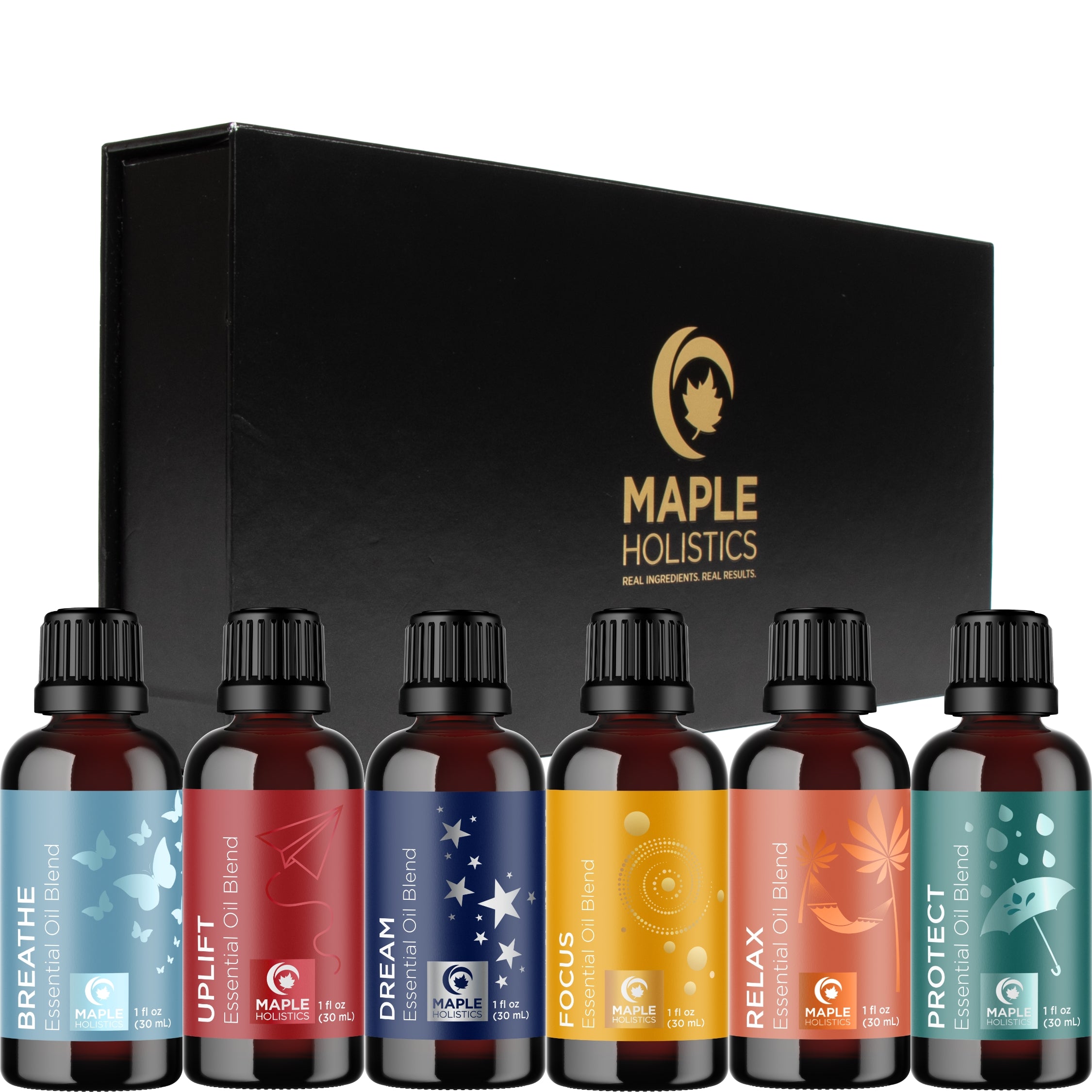 Premium Essential Oil Blends Set - 100% Pure Aromatherapy Oils for Diffusers, Massage & Relaxation - Perfect for Home Spa, Yoga & Stress Relief