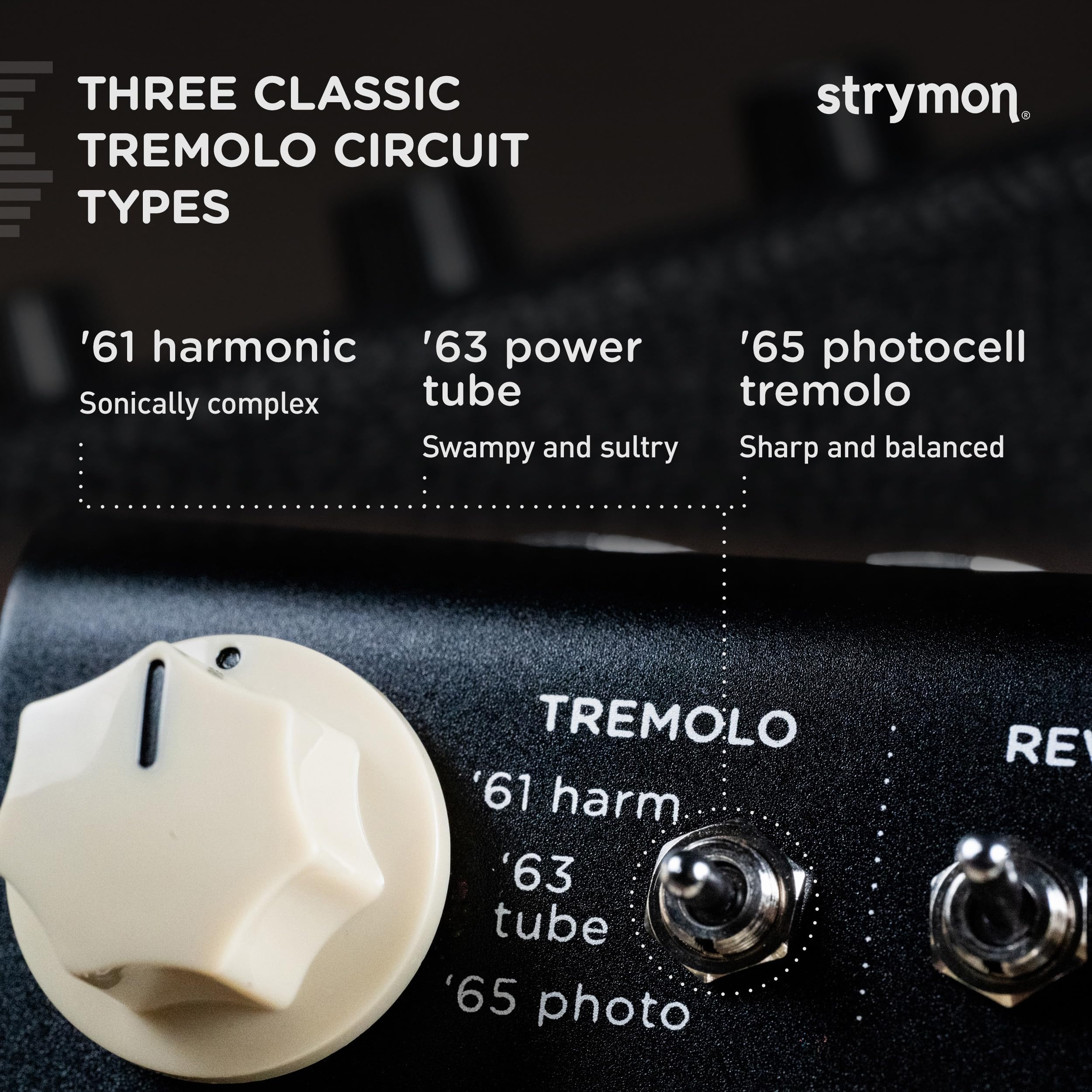 Strymon Flint V2 Tremolo & Reverb Guitar Effects Pedal - Professional Multi-Effects Processor for Electric/Acoustic Guitar, Synth, Vocals & Keyboards - Perfect for Live Performances, Studio Recording & Home Practice
