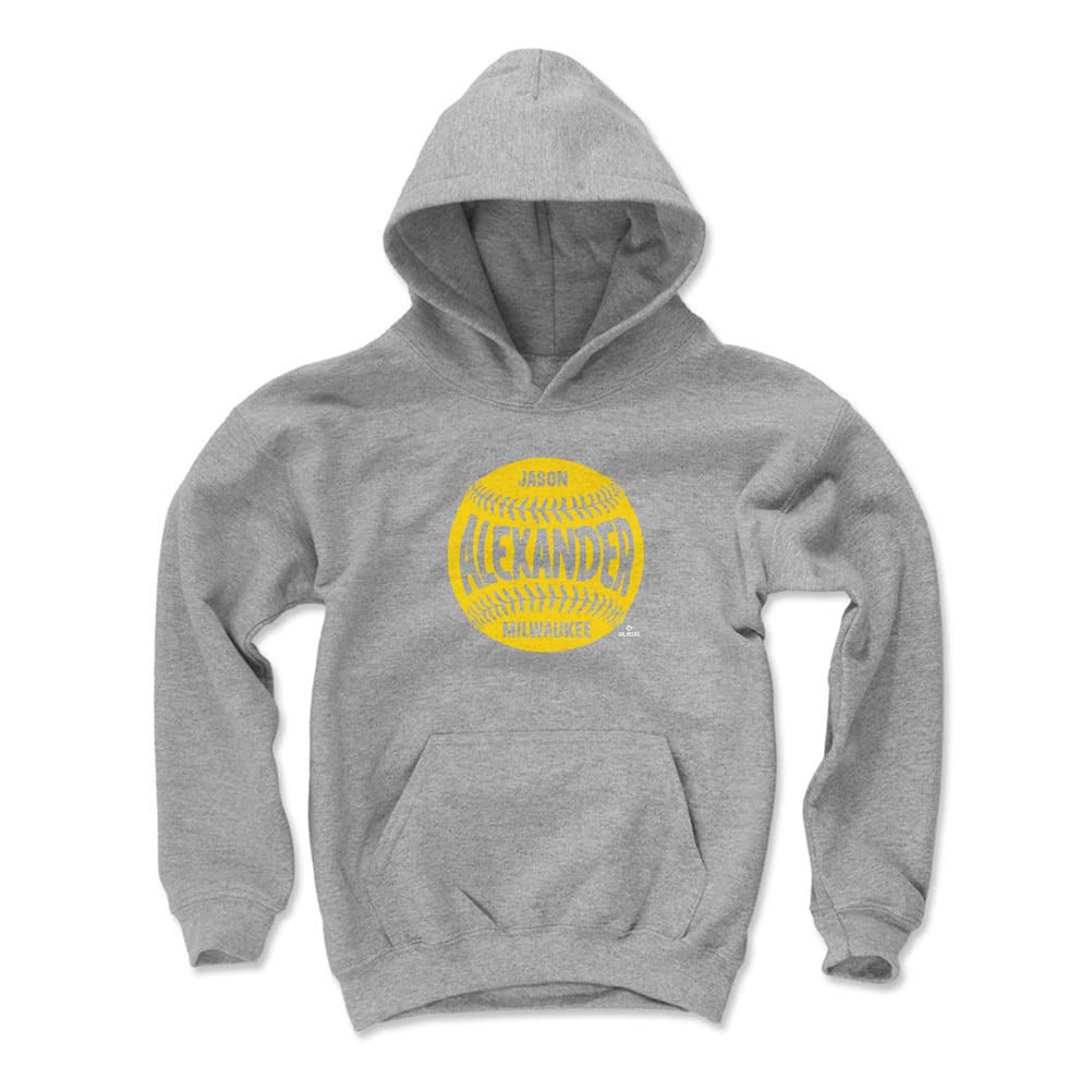 Jason Alexander Kids Hoodie - Milwaukee Baseball Team Graphic Pullover for Boys & Girls - Cozy Fleece Hooded Sweatshirt for School, Sports, and Outdoor Activities