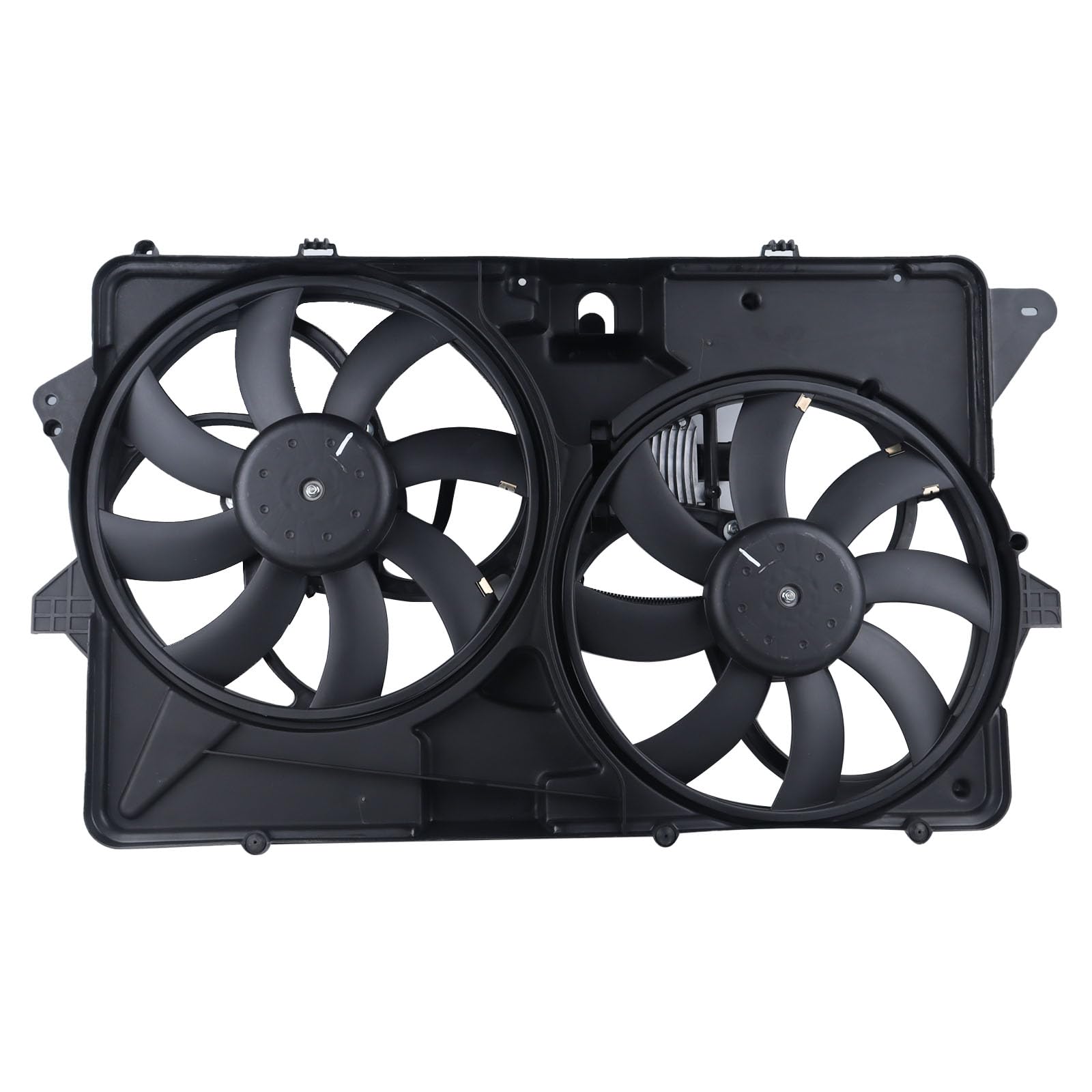 2009 Ford Flex V6 3.5L Engine Radiator Cooling Fan with Shroud & Controller Assembly - Replacement Part 8A8Z8C607A 621005 - Perfect for Overheating Prevention & Summer Driving
