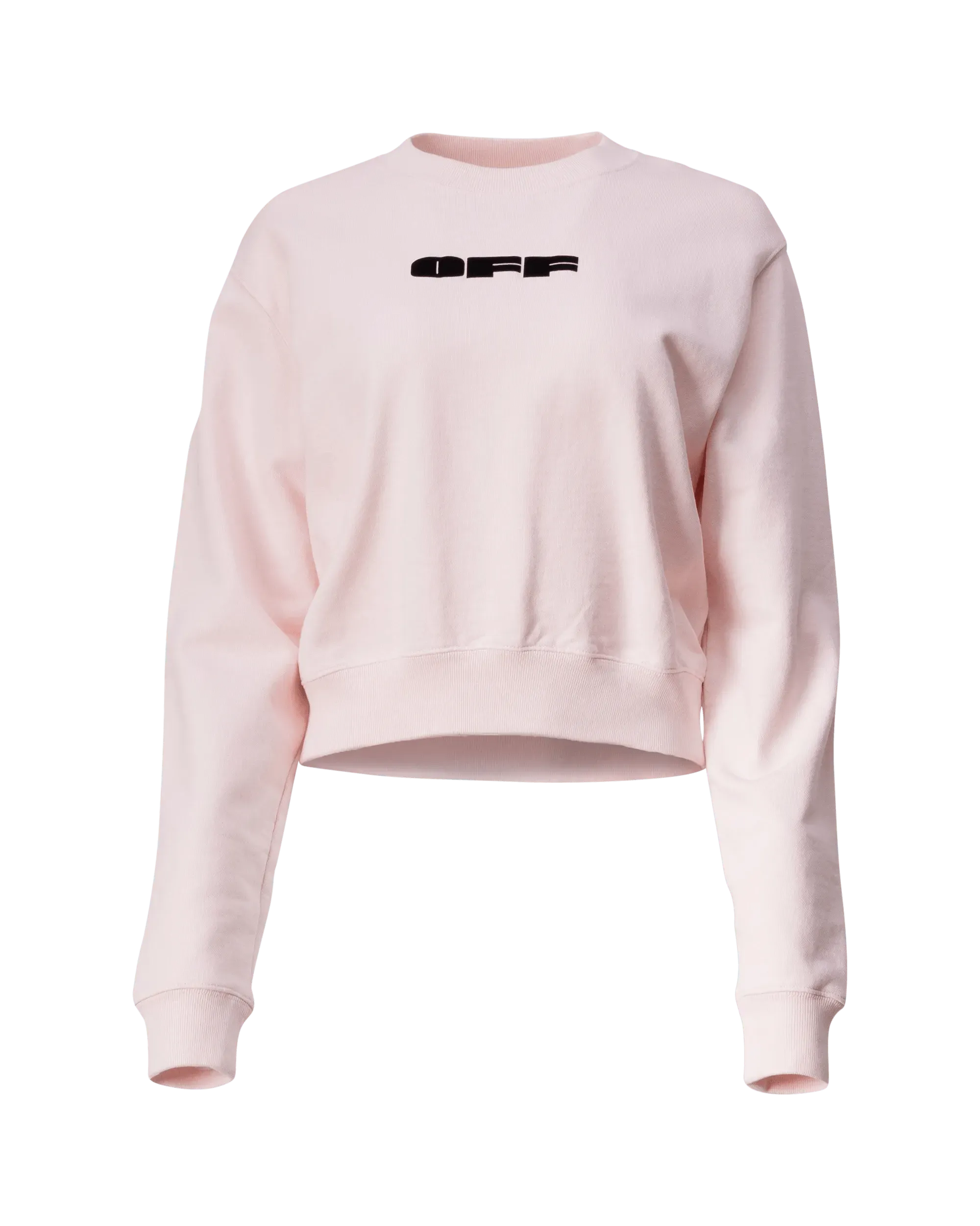OFF Bold Flock Cropped Sweatshirt - Trendy Women's Pullover for Casual Wear & Street Style Fashion | Perfect for Outfits, Layering & Everyday Comfort