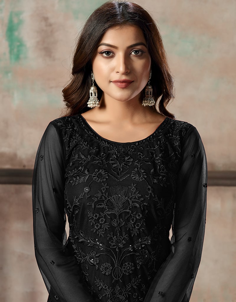 Black Mesh Pant Suit for Women - Elegant Office Wear & Evening Outfits - Perfect for Business Meetings, Parties, and Special Occasions