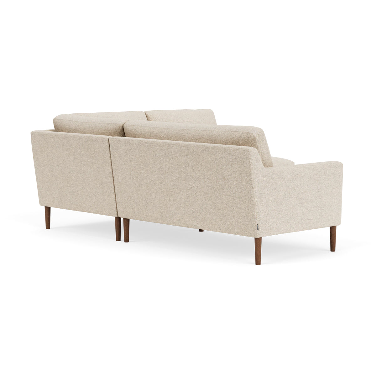 Astha Boucle Right Corner Sofa - Modern L-Shaped Sectional Couch for Living Room, Lounge & Small Spaces | Soft Upholstery, Comfortable Seating, Stylish Home Decor