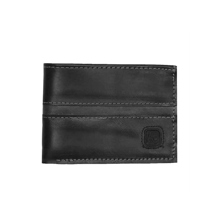 Franklin Black Bike Tube Wallet - Durable & Stylish RFID Blocking Bifold Wallet for Men - Perfect for Cycling, Travel & Everyday Use