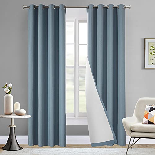 Teal 100% Blackout Curtains, Grommet