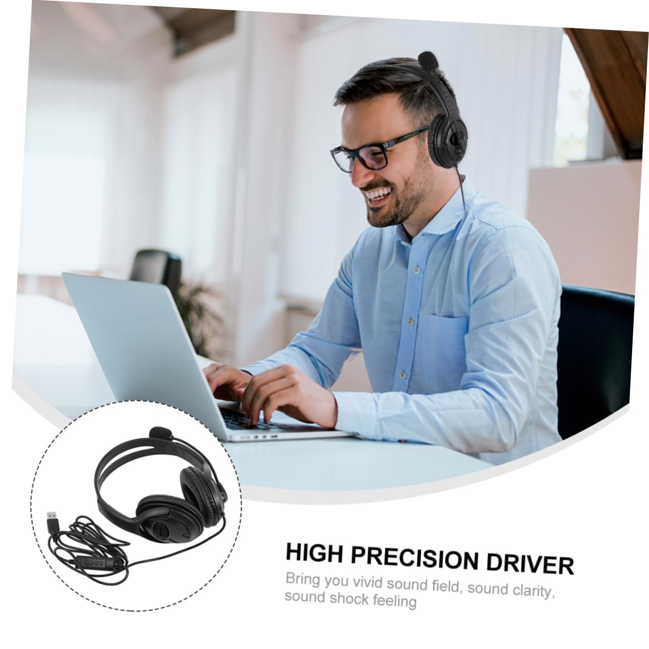 Gadpiparty 3 Pack Gaming Headset with Noise Cancelling Microphone - USB Wired Computer Headphones for PC, PS4, Xbox - Perfect for Online Gaming, Streaming & Conference Calls
