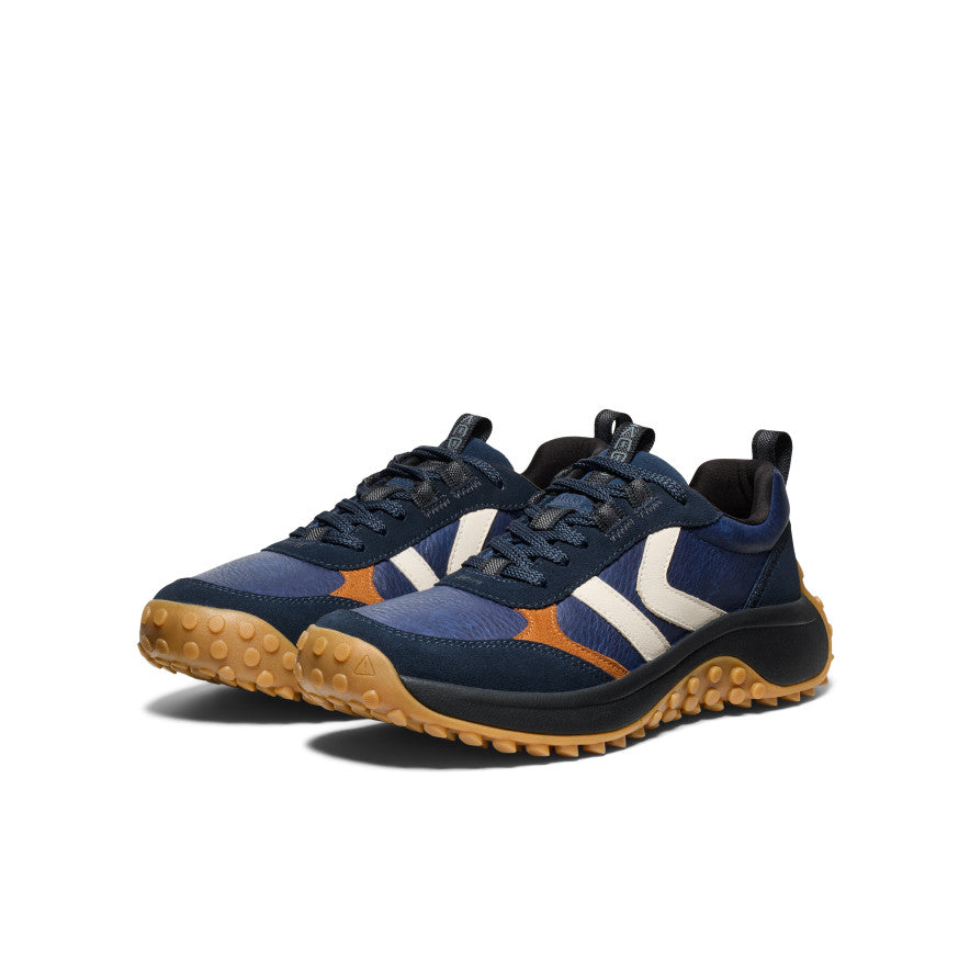 Women's KS86 Leather Sneakers - Sky Captain/Birch | Comfortable & Stylish Casual Shoes for Walking, Travel & Everyday Wear