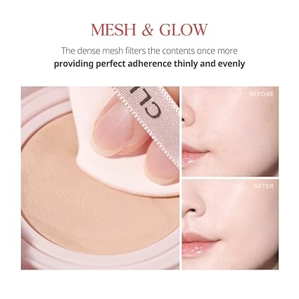 CLIO Kill Cover Mesh Glow Cushion Foundation Set - Hydrating & Full Coverage Makeup Base for Flawless Skin | Perfect for Daily Wear, Special Occasions & On-The-Go Touch Ups
