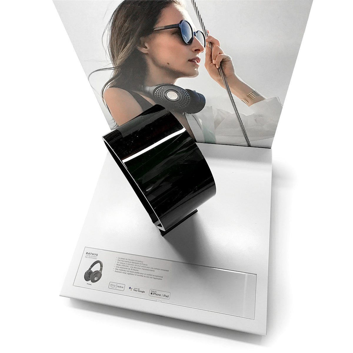 Premium Focal Headphone Stand for Bathys - Durable Aluminum Headset Holder with Non-Slip Base - Perfect for Home Office, Gaming Setup & Studio Organization