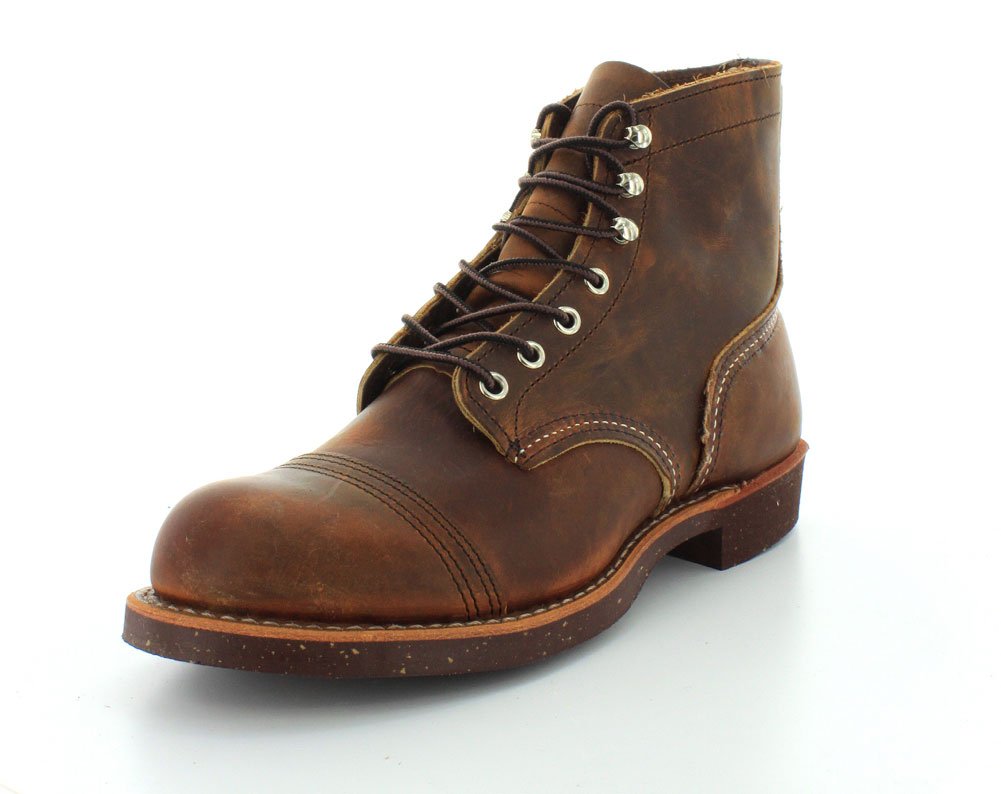 Red Wing Iron Ranger 6-Inch Boot for Men - Premium Leather Work Boots with Goodyear Welt - Perfect for Construction, Hiking & Outdoor Adventures