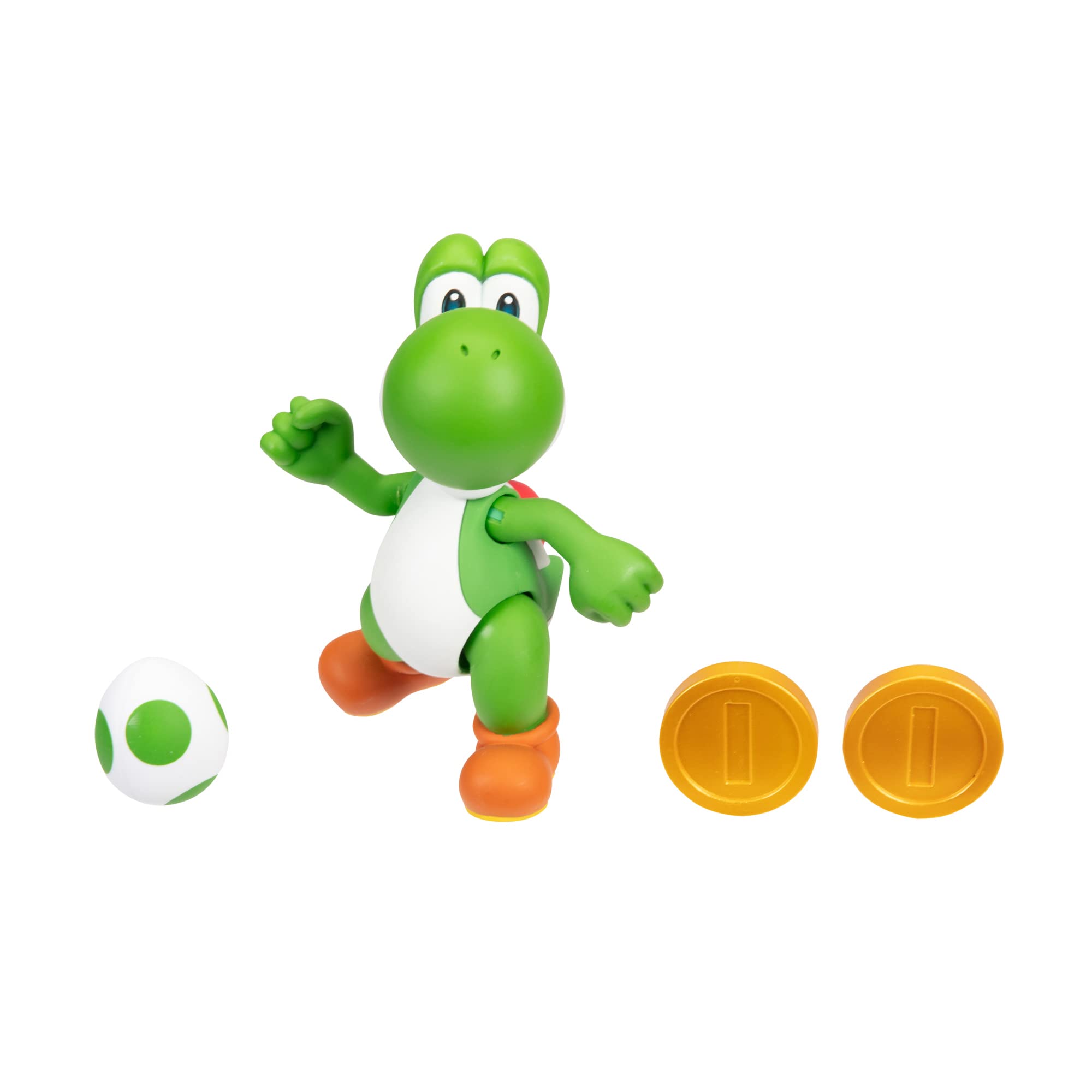 Nintendo Super Mario Yoshi with Egg Collectible Figure - 10cm Tall - Limited Edition - Perfect for Display, Gaming Room Decor, and Gift for Mario Fans