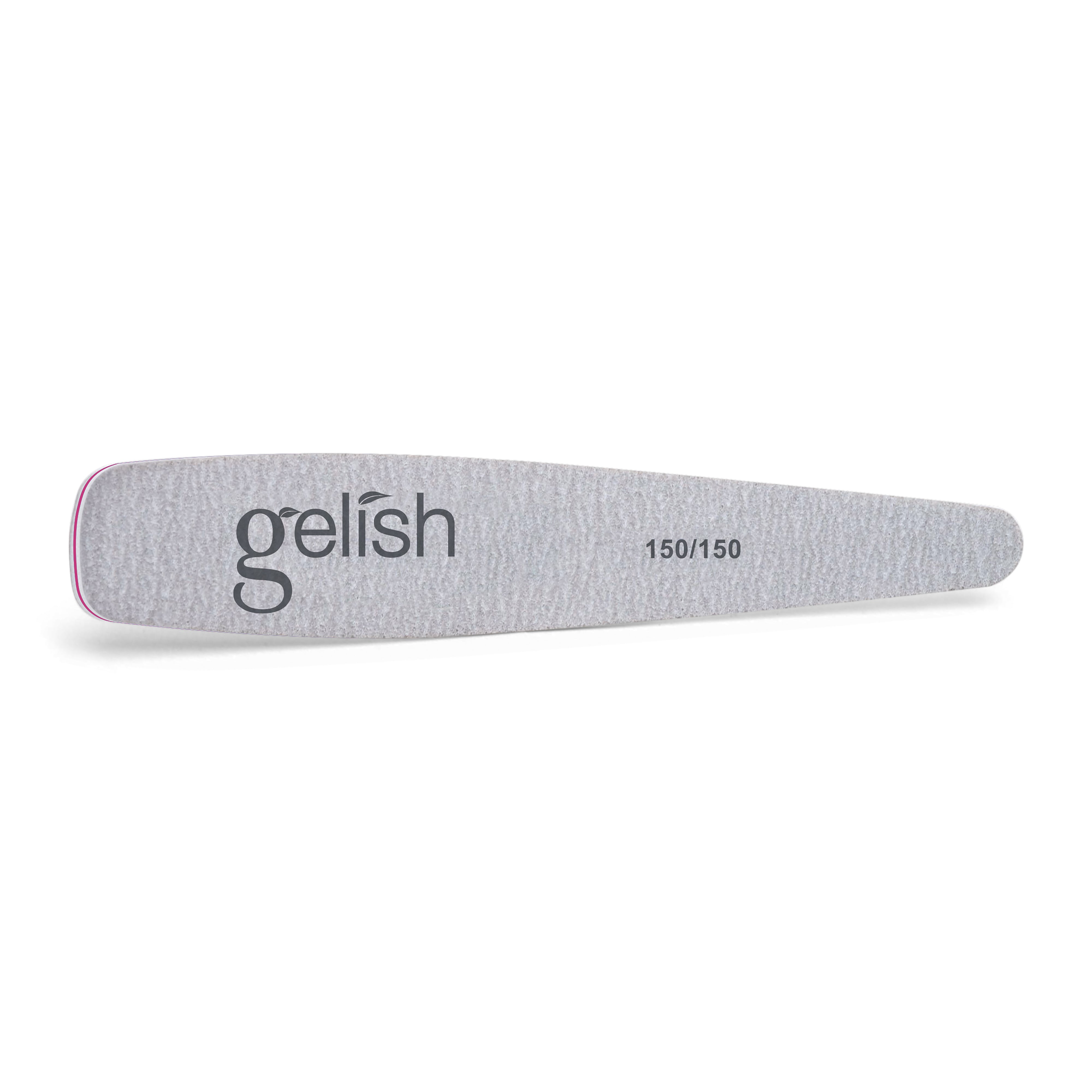 Gelish 150/150 Grit Nail File - Professional Manicure & Pedicure Tools for Salon & Home Nail Care
