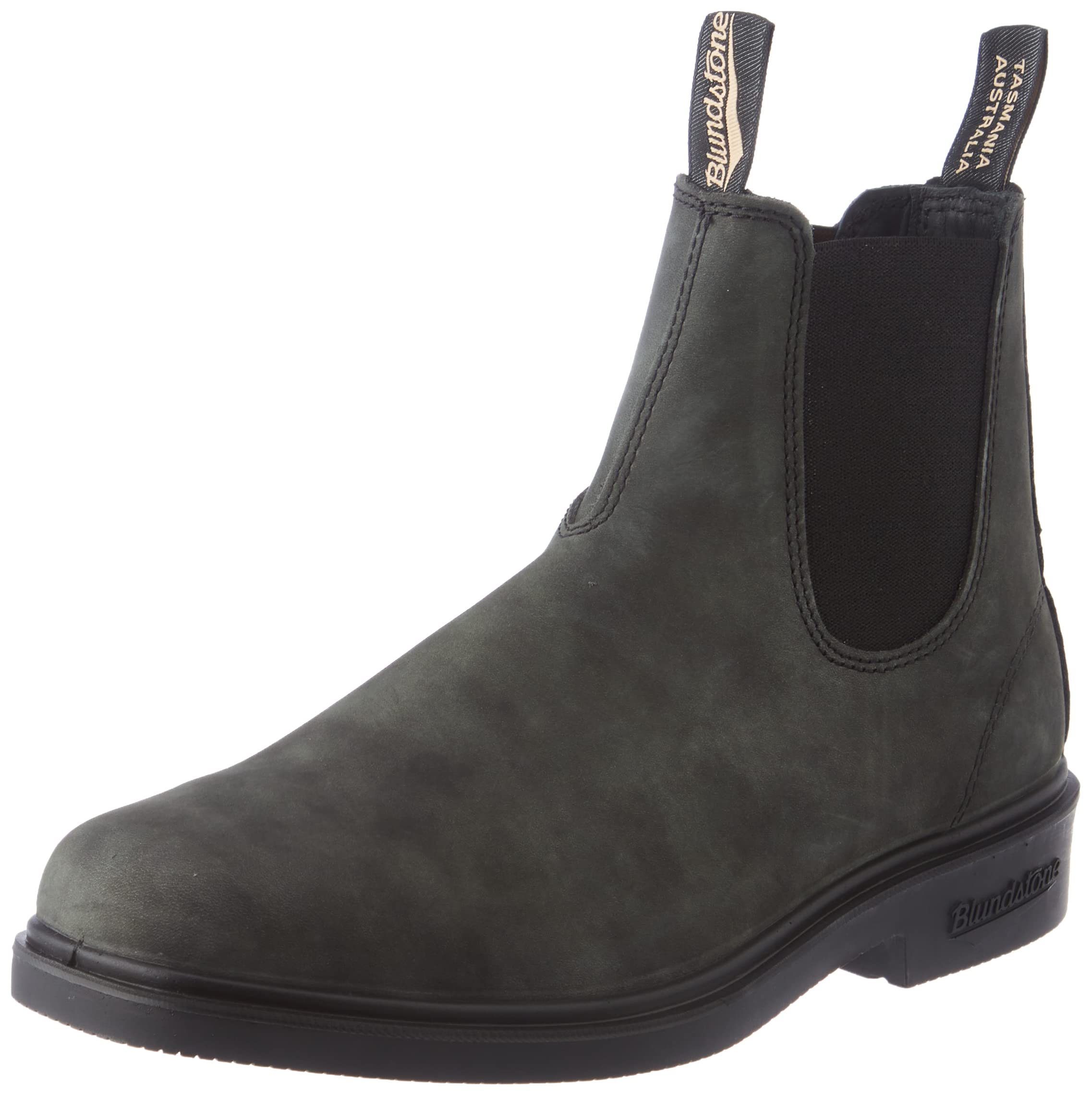 Blundstone Men's 063 Black Leather Chelsea Dress Boots UK Size 10 - Comfortable & Stylish for Work, Casual & Outdoor Wear