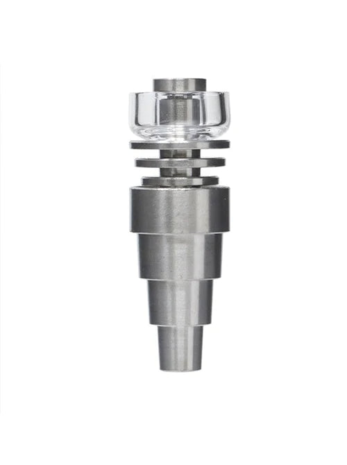 6 in 1 Universal Anodized Titanium Nail Set - Durable & Heat Resistant for Dab Rigs, E-Nails, and Concentrate Vaporizers - Perfect for Home Use, Parties, and Professional Dabbing Sessions