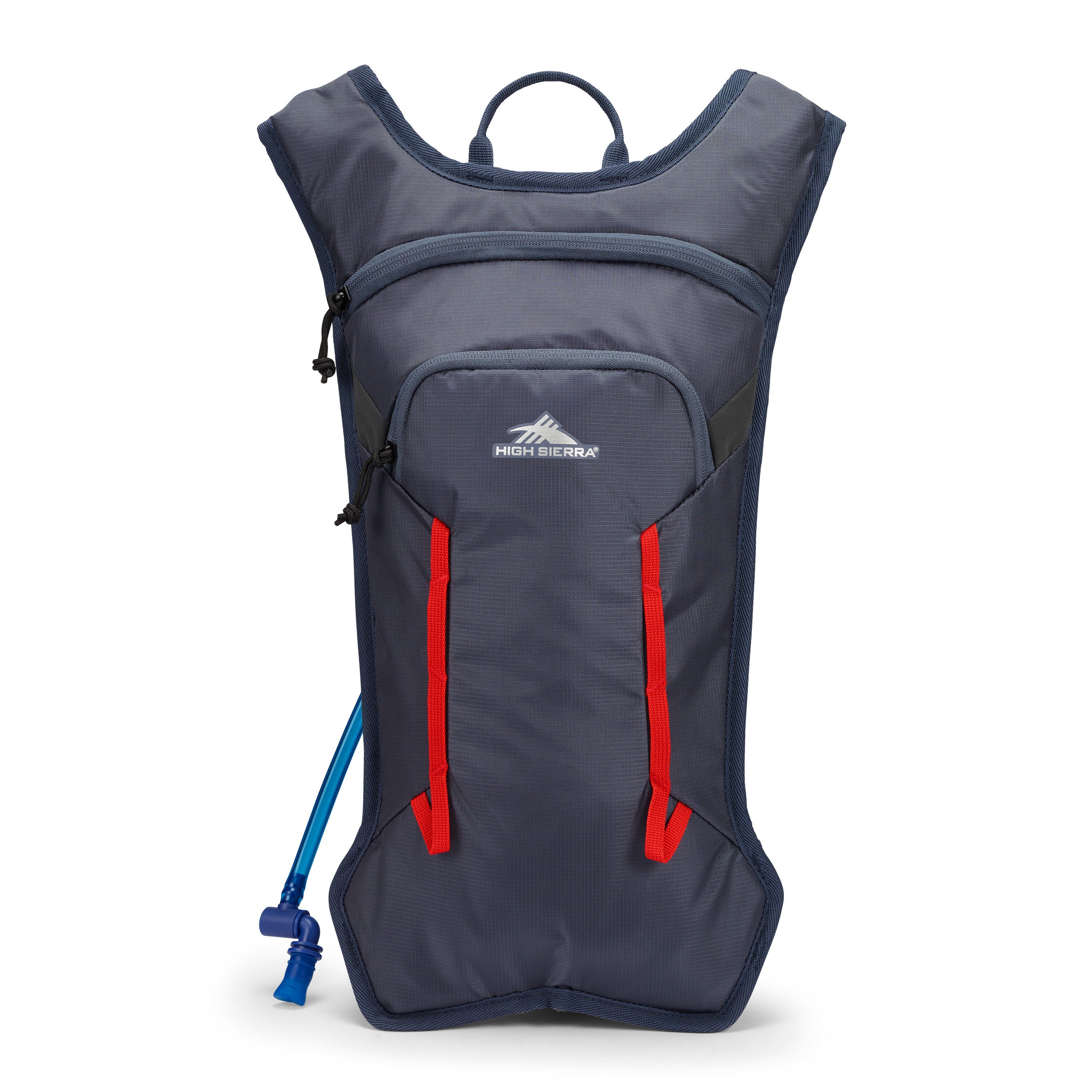 High Sierra Hydrahike 2.0 4L Hydration Backpack - Lightweight Water Bladder Pack for Hiking, Running & Outdoor Adventures - Grey Blue