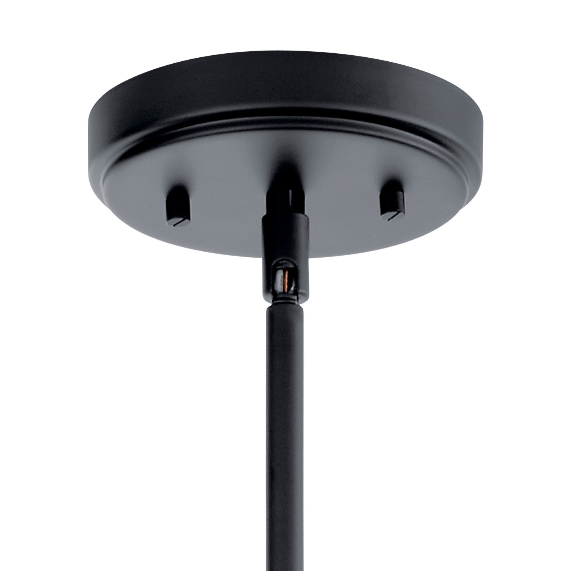 Aivian 5 Inch Modern Black Pendant Light - Sleek Hanging Fixture for Kitchen Island, Dining Room, or Bedroom Lighting