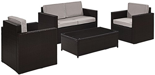Brown With Gray Cushions