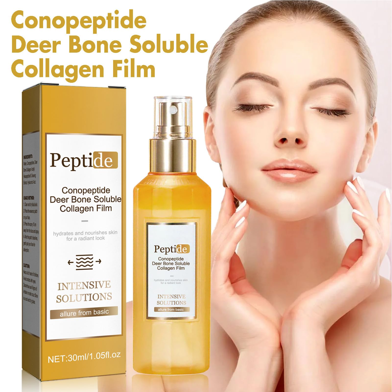 Korean Deer Bone Collagen Essence Kit - Anti-Wrinkle & Face Lift for Skincare
