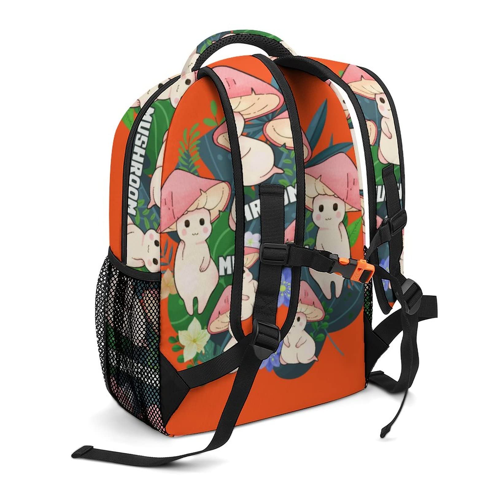 Fashion Mushroom Backpack for School, Travel & Laptop - Men, Women, Teens