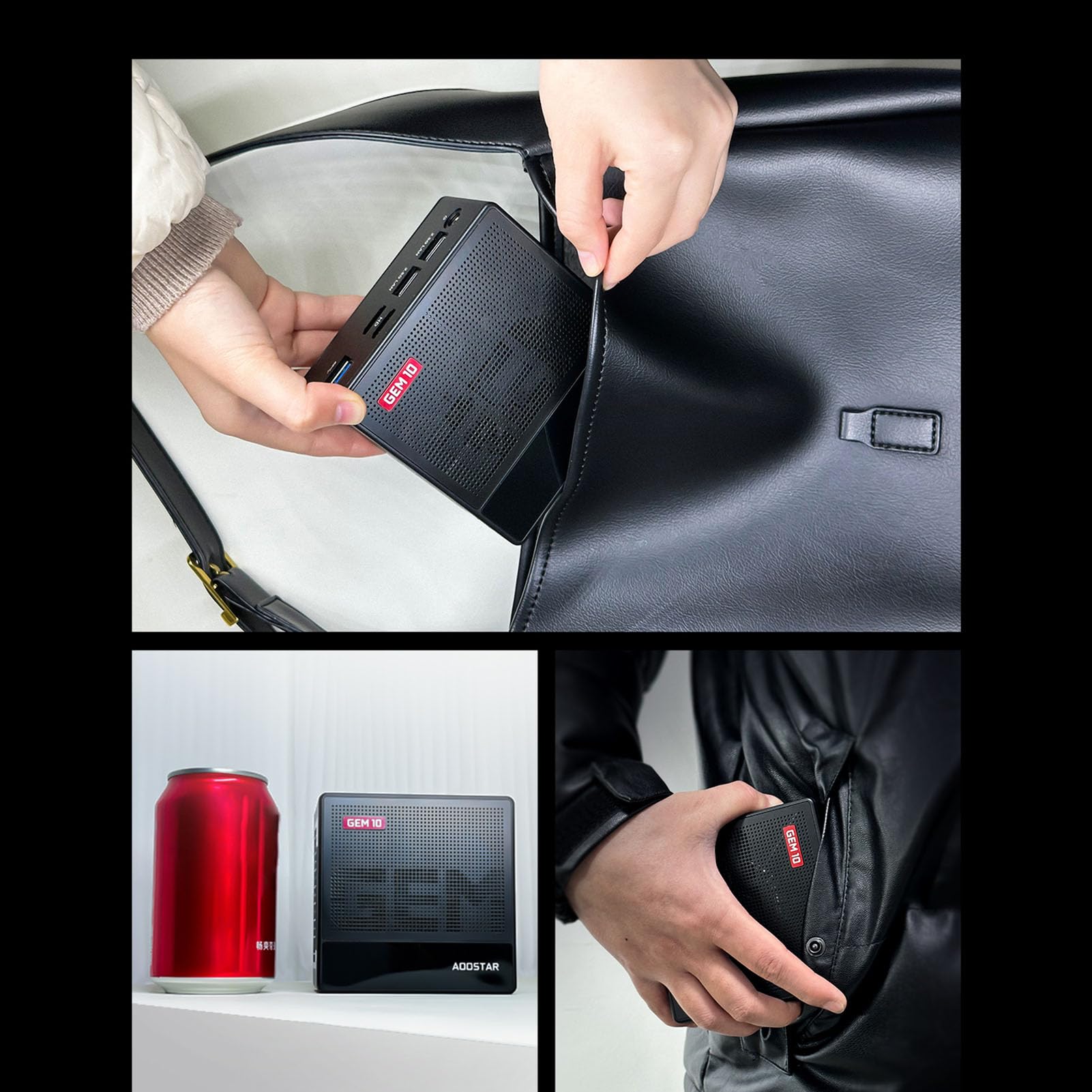 Docooler Mini PC 32GB LPDDR5 RAM 1TB SSD, AMD Ryzen 7 6800H 8-Core Mini Desktop Computer, WiFi 6 & Bluetooth 5.2, Dual 2.5G LAN, USB 3.2, 4K@120Hz Triple Display - Perfect for Home Office, Gaming & Multimedia Streaming