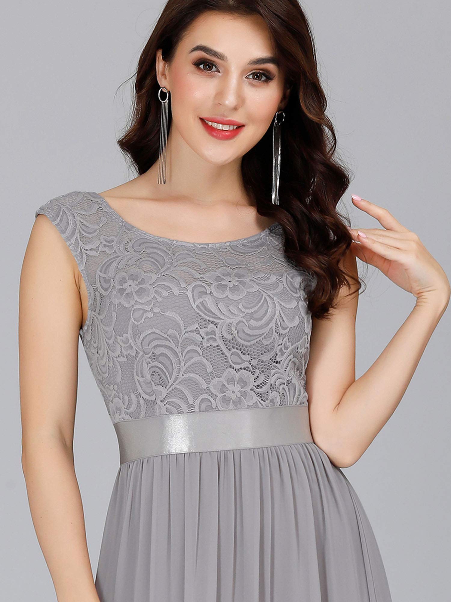Ever-Pretty Women's Ruched Empire Waist Bridesmaid Dress 0646 - Elegant Formal Gown for Weddings, Prom & Special Occasions