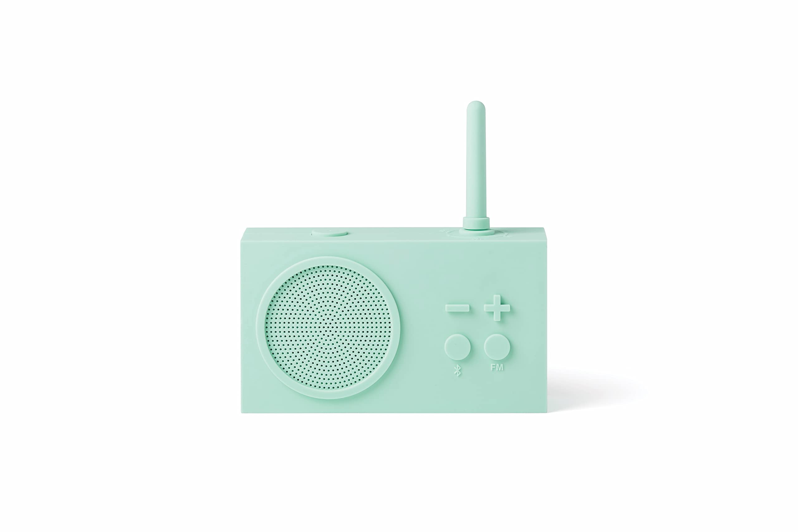 Lexon TYKHO 3 Wireless Bluetooth Speaker with FM Radio, Splashproof Portable Speaker, Rechargeable Battery - Mint Green | Perfect for Outdoor, Beach, Pool, Camping & Home Use