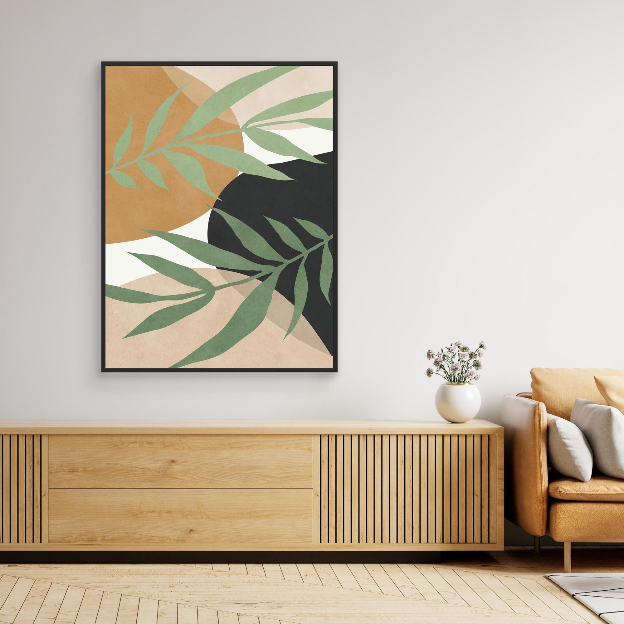 Vitor Costa Floral and Tropical Canvas Print - 6 Inch Wall Art for Home, Office, and Living Room Decor