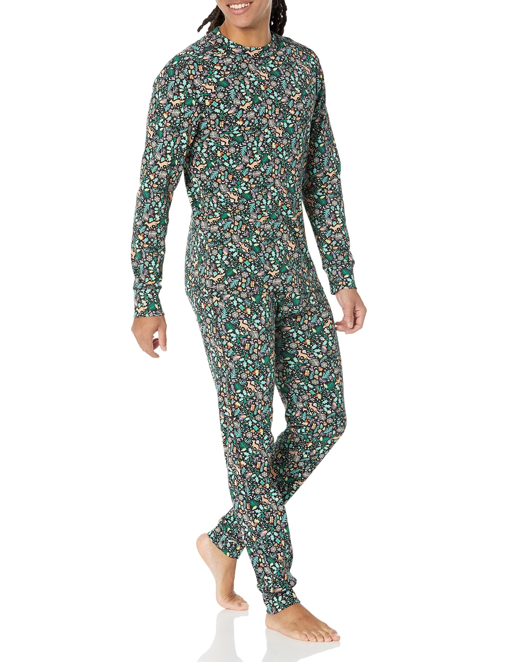 Amazon Essentials Men's Soft Cotton Knit Pajama Set - Comfortable Sleepwear for Relaxing at Home & Lounging