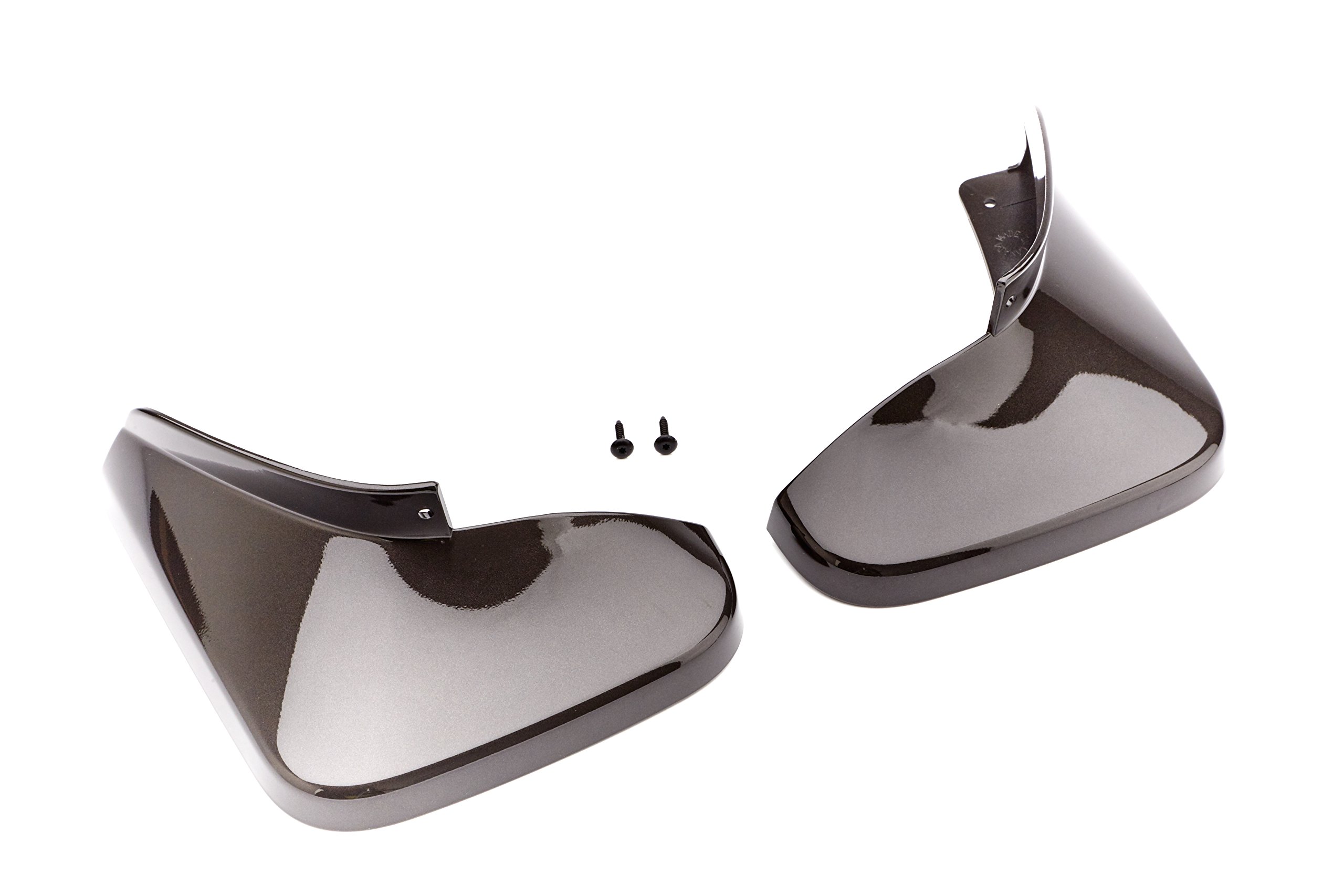 GM Accessories 22935519 Front Molded Splash Guards - Mocha Bronze Color | Perfect for Truck & SUV Protection Against Road Debris & Mud Splashes