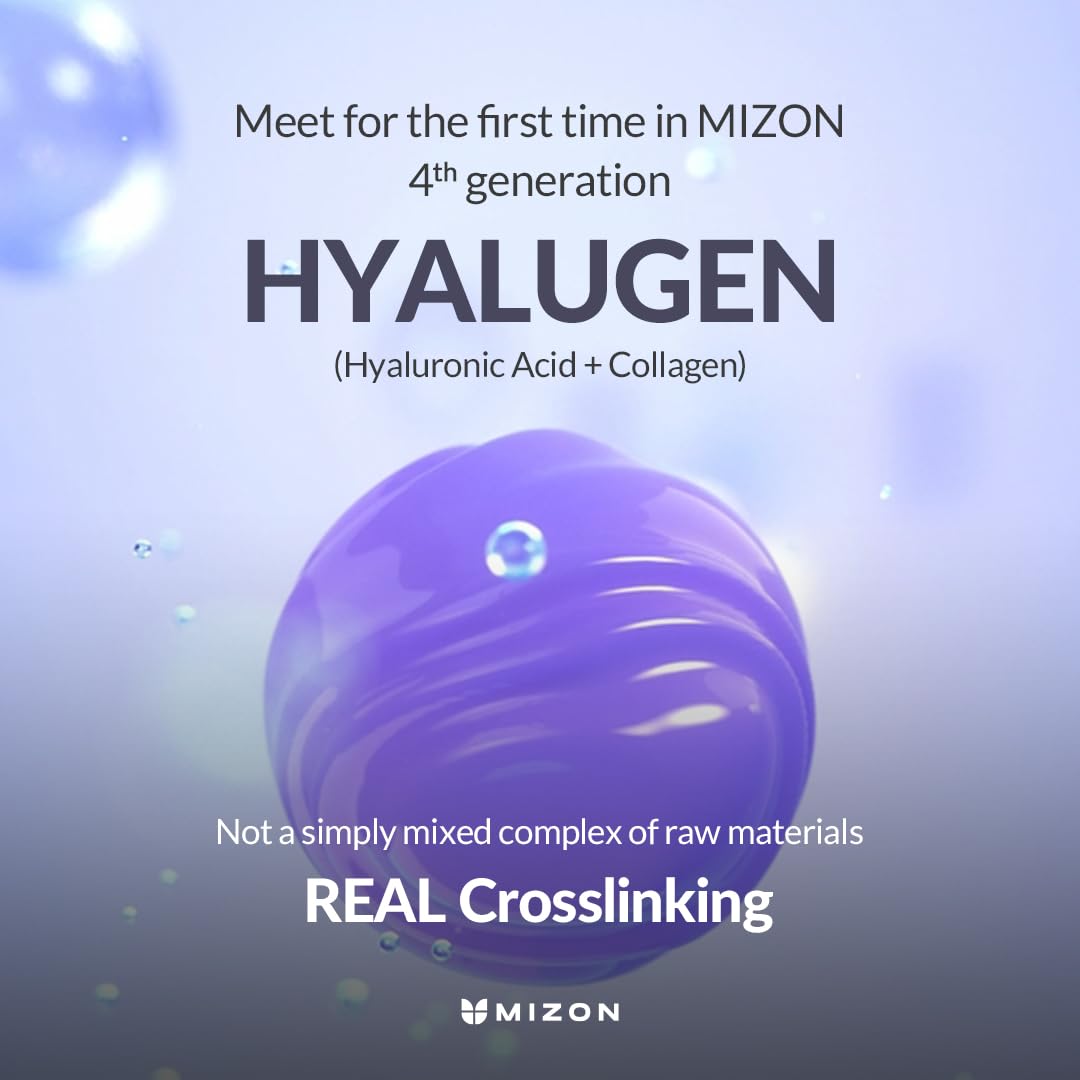 MIZON Hyalugen Le Lift Cream with Hyaluronic Acid & Marine Collagen - Deep Hydration Anti-Aging Face Moisturizer for Youthful Skin - Korean Skincare for Dry, Sensitive Skin - 1.69 oz - Perfect for Night Routine & Daily Hydration
