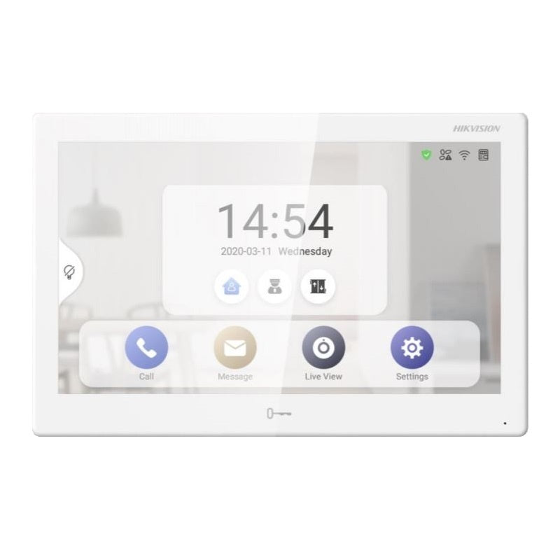 DS KH9510 WTE1(B) 10.1 Inch All-in-One Android Indoor Station - Smart Home Control Panel for Security, Intercom & Automation (Living Room, Office, Apartment)