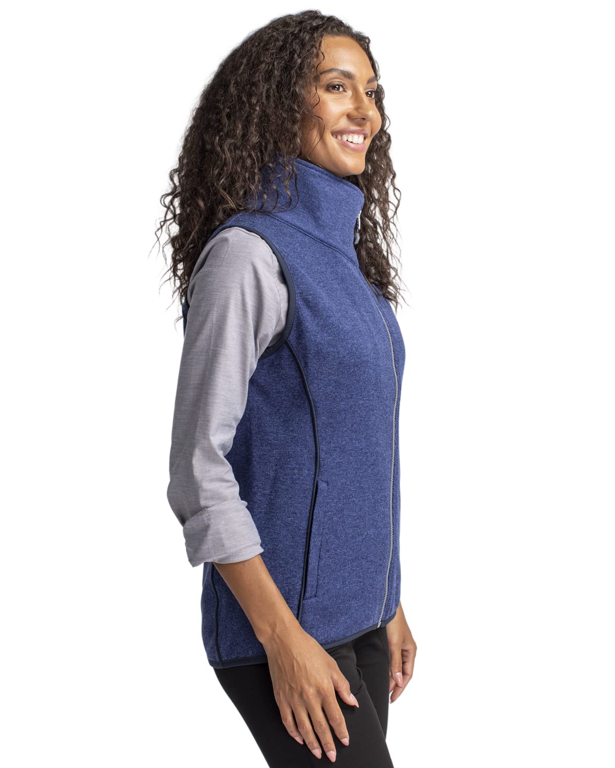 Cutter & Buck Mainsail Women's Basic Vest - Lightweight Layering Piece for Work, Travel & Outdoor Activities | Casual & Professional Style