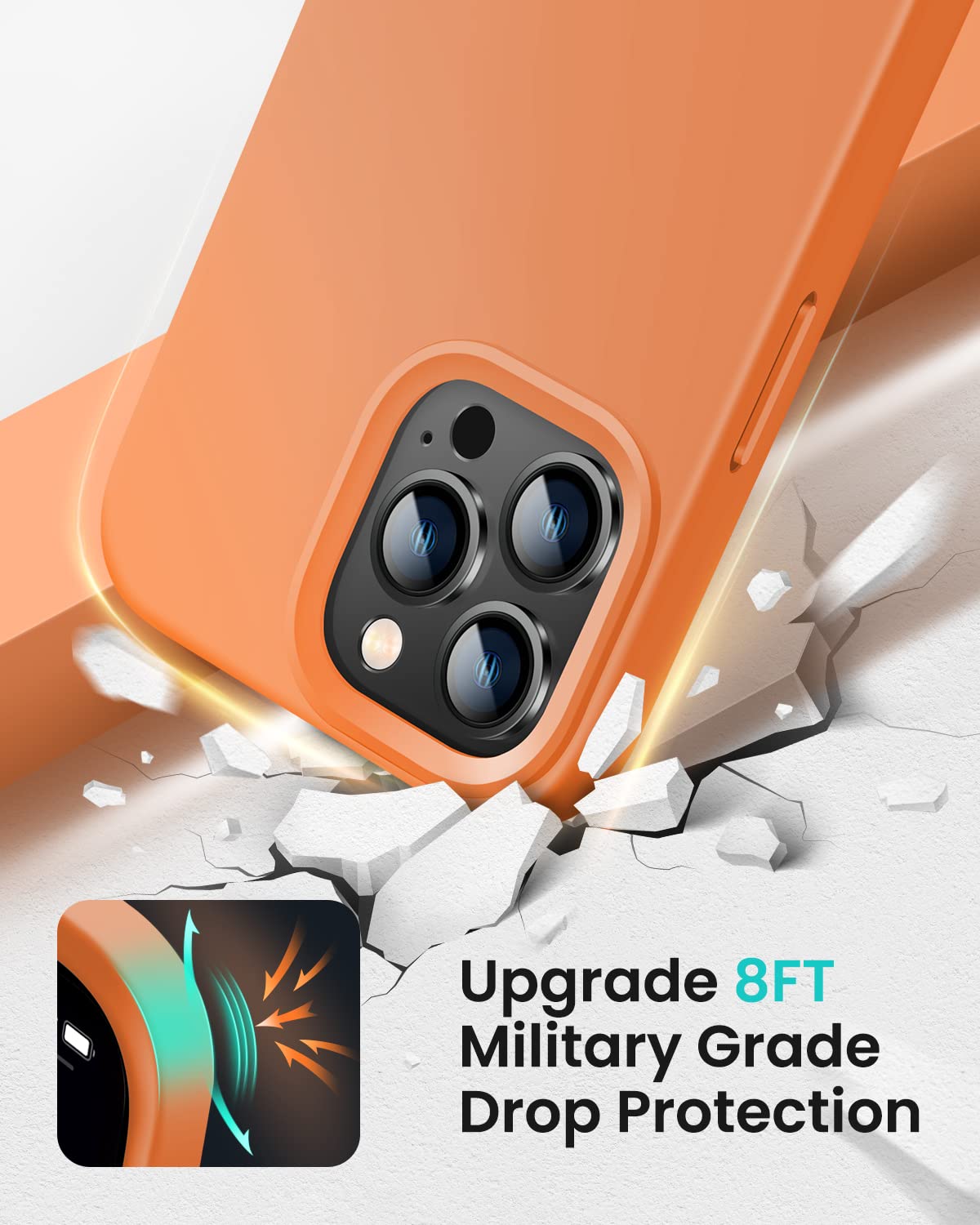 OuXul iPhone 12 Pro Max Case (2020 6.7