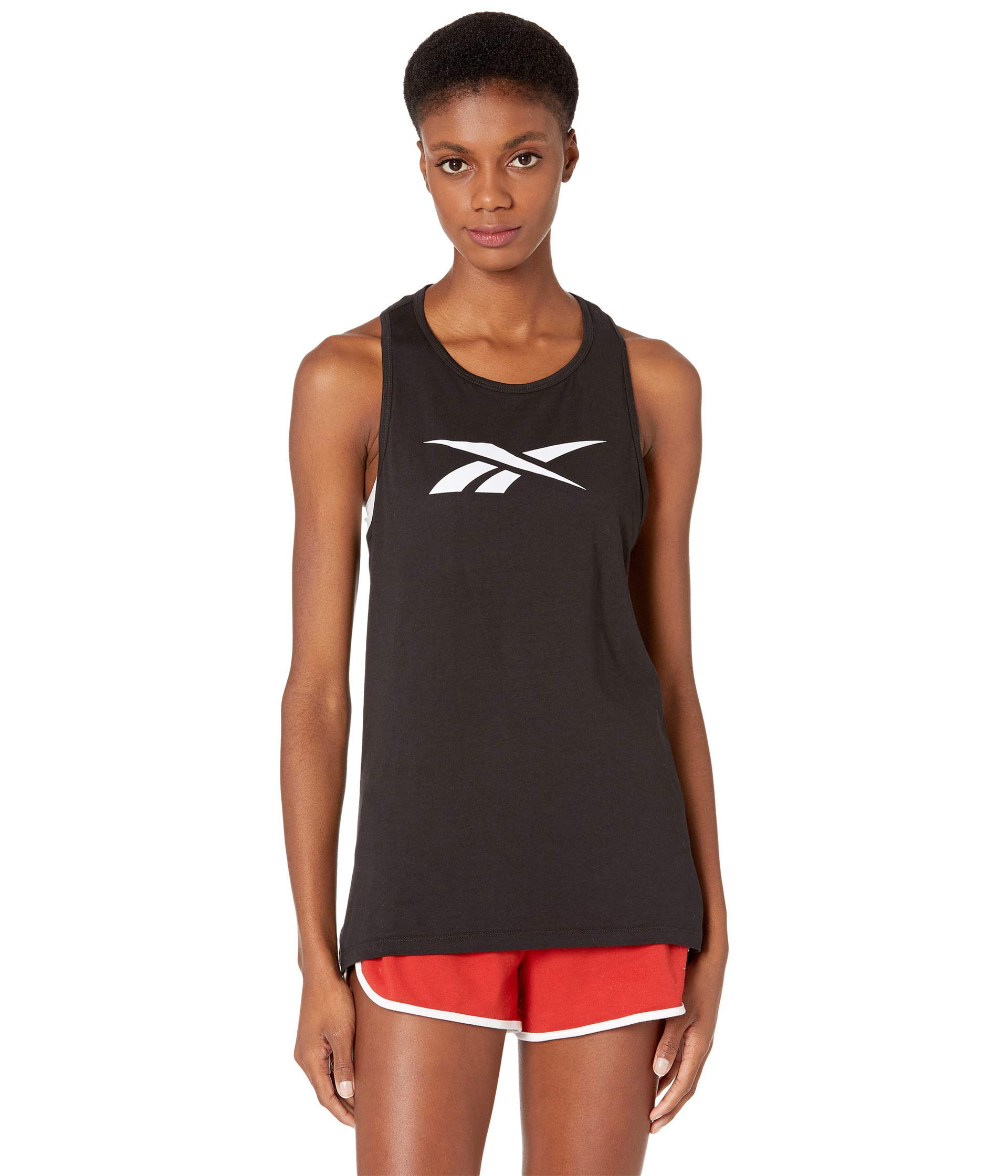 Reebok Women's Training Essentials Graphic Racerback Tank Top - Workout, Yoga & Gym Activewear for Women