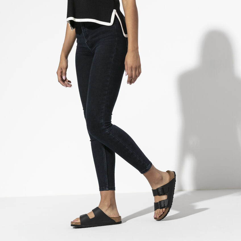 Birkenstock Arizona Birko-Flor Classic Footbed Sandals - Black | Comfortable Orthopedic Leather Sandals for Women & Men | Perfect for Walking, Travel & Everyday Wear