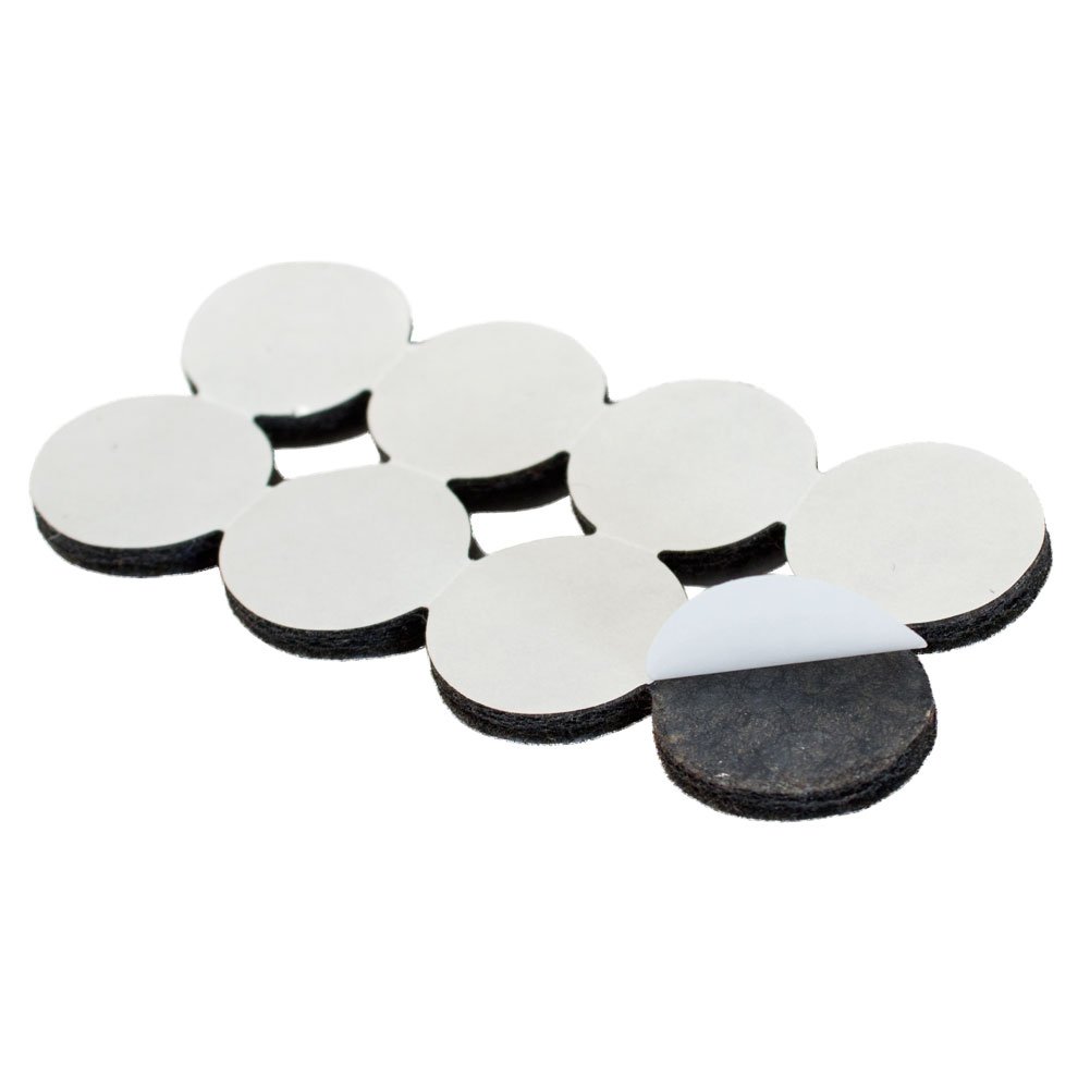 Heavy Duty Self-Adhesive Felt Pads 1 Inch Diameter - 1008 Pieces Furniture Sliders for Tables, Chairs, Sofa Legs - Protects Hardwood Floors & Prevents Scratches (Brown)
