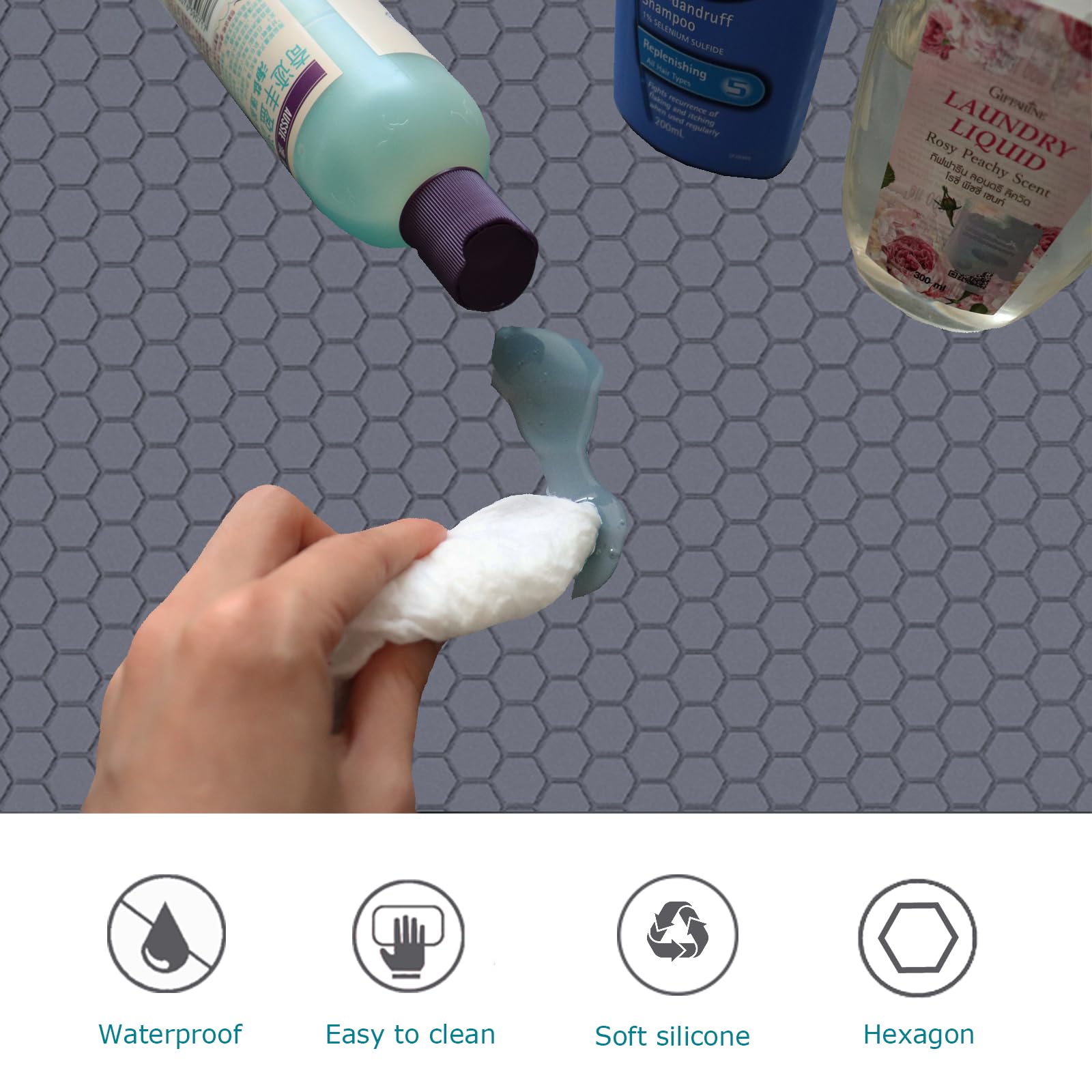 Waterproof Silicone Under Sink Mat 25