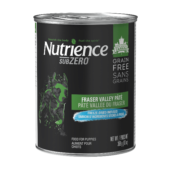 Nutrience SubZero Fraser Valley Canned Puppy Food - High Protein Grain-Free Wet Dog Food for Puppies | Ideal for Growing Dogs & Active Puppies | Perfect for Training Treats & Mealtime Nutrition