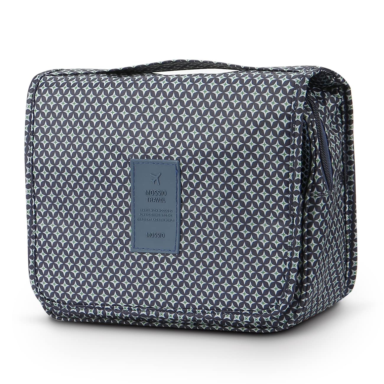 Mossio Hanging Toiletry Bag for Travel - Large Waterproof Cosmetic Makeup Organizer with Sturdy Hook for Men & Women | Perfect for Camping, Gym, Business Trips & Vacation