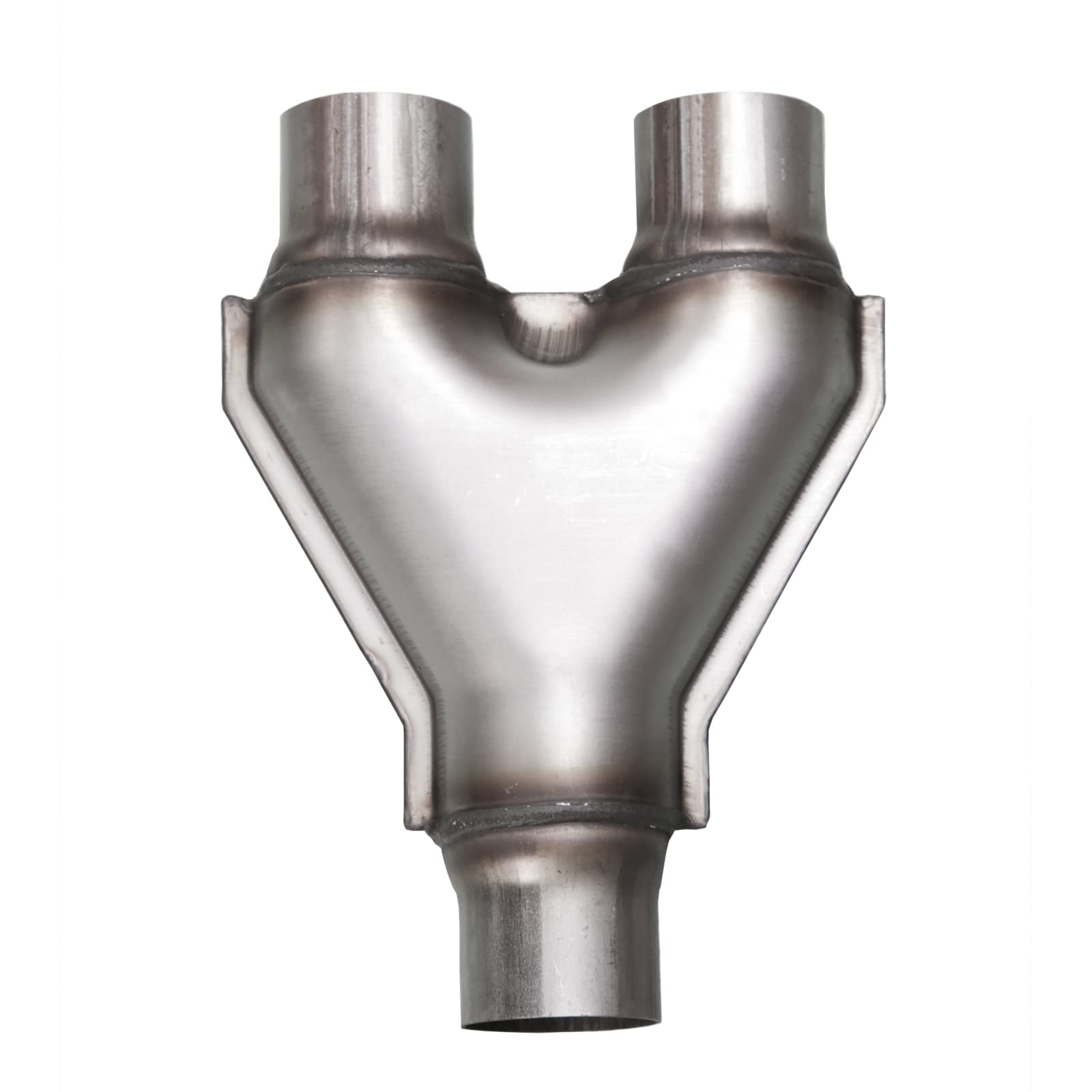 Floshine 409 Stainless Steel Diesel Exhaust Y-Pipe - 2 Inch Inlet & 2 Inch Outlet - Single to Dual Pipe Conversion - Compatible with Trucks, Jeeps & Performance Vehicles - Ideal for Off-Roading & Towing Applications
