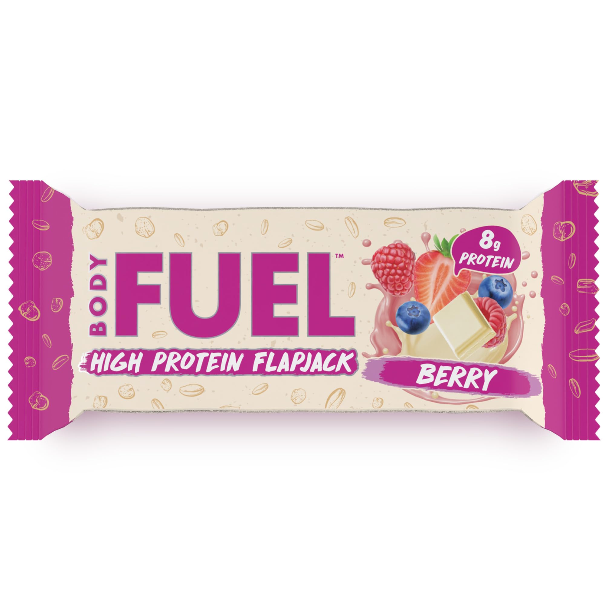 Applied Nutrition Bodyfuel Flapjack Protein Bar - 12 Pack (40g Each) | High Protein Snack for Gym, Workout & Energy Boost