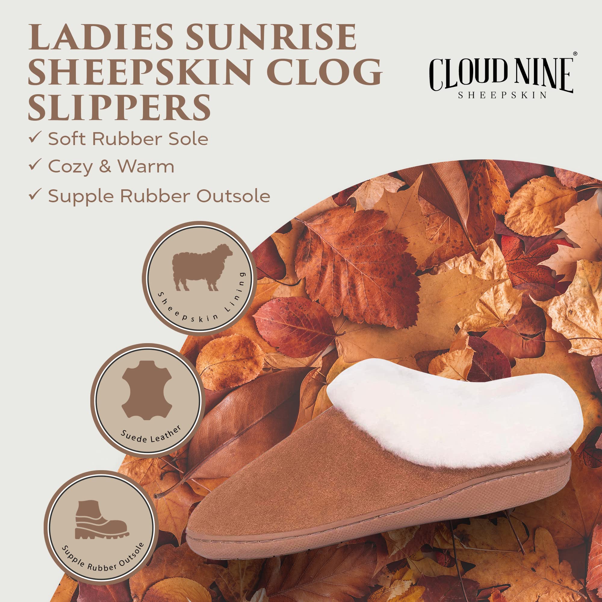 **Women's Comfortable Slip-On Clogs - Sunrise Style Indoor/Outdoor House Shoes & Slippers for Casual Wear, Gardening, and Errands**