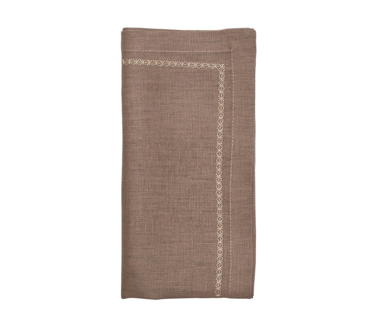 Premium Classic Earth Tone Napkins - Set of 4 for Elegant Dining, Dinner Parties & Home Decor | 100% Cotton Table Linens