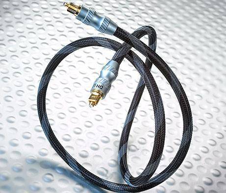 Premium DH Labs Toslink Digital Optical Audio Cable - High-Speed Fiber Optic Connection for Home Theater, Sound Bar, TV & Gaming Systems