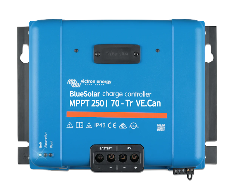 BlueSolar MPPT 250/70 Tr VE.Can Solar Charge Controller - High Efficiency 70A 250V MPPT Regulator for Off-Grid Solar Systems, RVs, Boats & Home Energy Storage