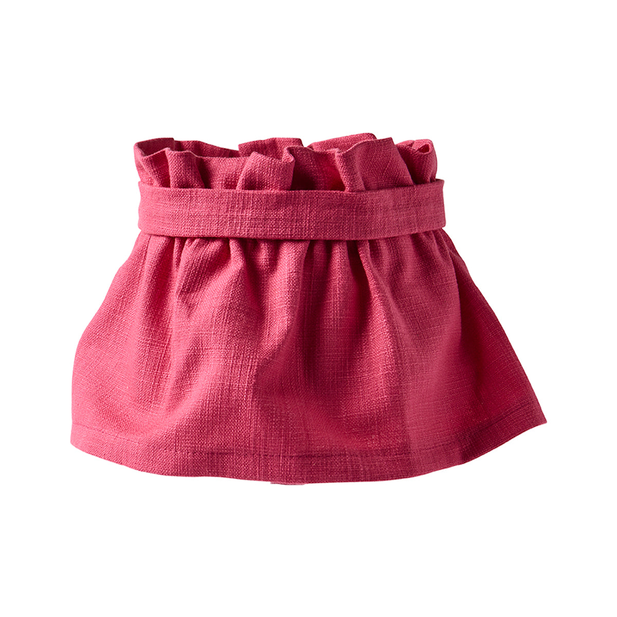 Flirty Skirt Lampshade - Plain Pink with Tie - Elegant Home Decor for Bedroom, Living Room & Dining Room Lighting